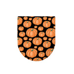 Orange Pumpkin Pattern Print Toilet Lid Cover