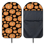 Orange Pumpkin Pattern Print Waterproof Car Seat Cover