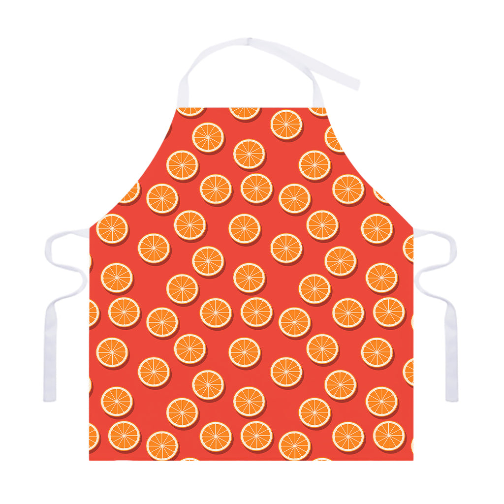 Orange Slices Pattern Print Adjustable Apron
