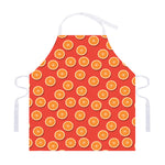 Orange Slices Pattern Print Adjustable Apron