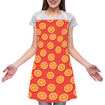 Orange Slices Pattern Print Adjustable Apron