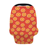 Orange Slices Pattern Print Baby Seat Cover