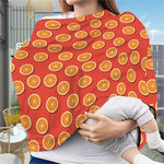 Orange Slices Pattern Print Baby Seat Cover