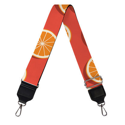 Orange Slices Pattern Print Bag Strap