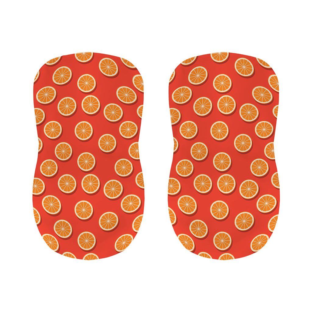 Orange Slices Pattern Print Bar Stool Covers