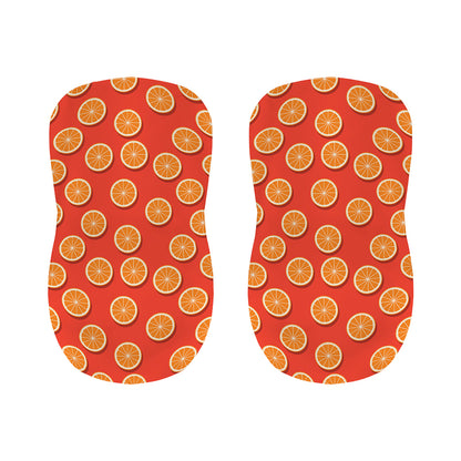 Orange Slices Pattern Print Bar Stool Covers
