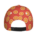 Orange Slices Pattern Print Baseball Cap