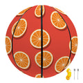 Orange Slices Pattern Print Basketball