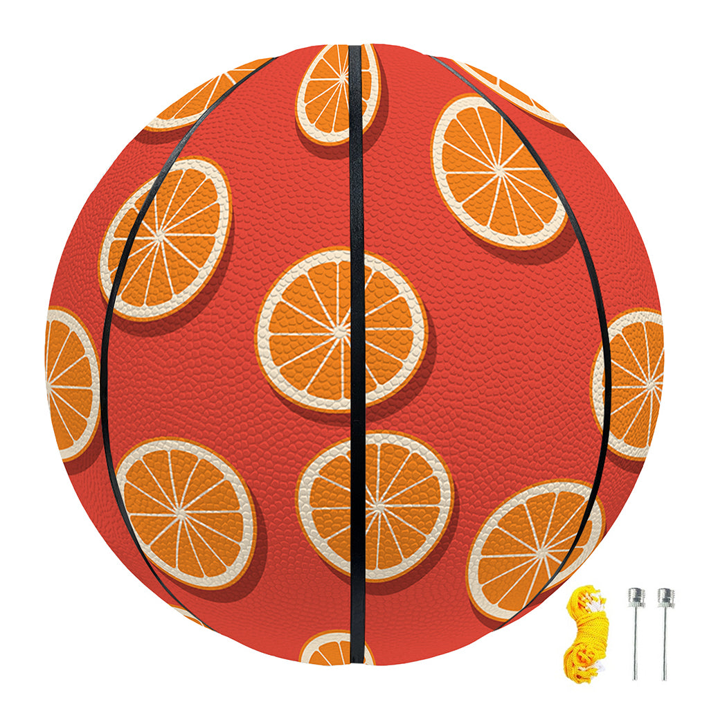 Orange Slices Pattern Print Basketball