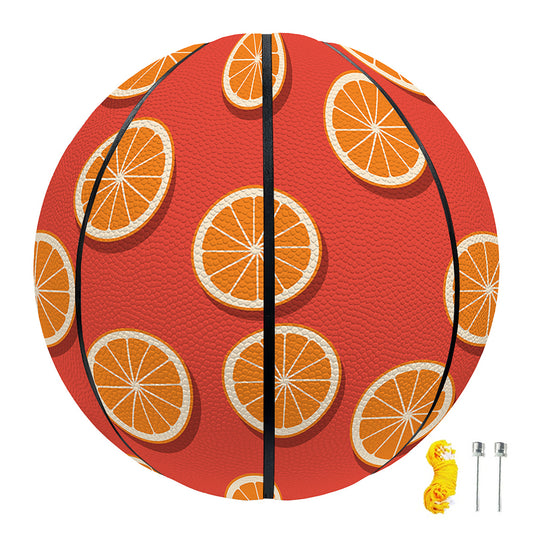 Orange Slices Pattern Print Basketball