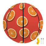 Orange Slices Pattern Print Basketball