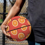 Orange Slices Pattern Print Basketball