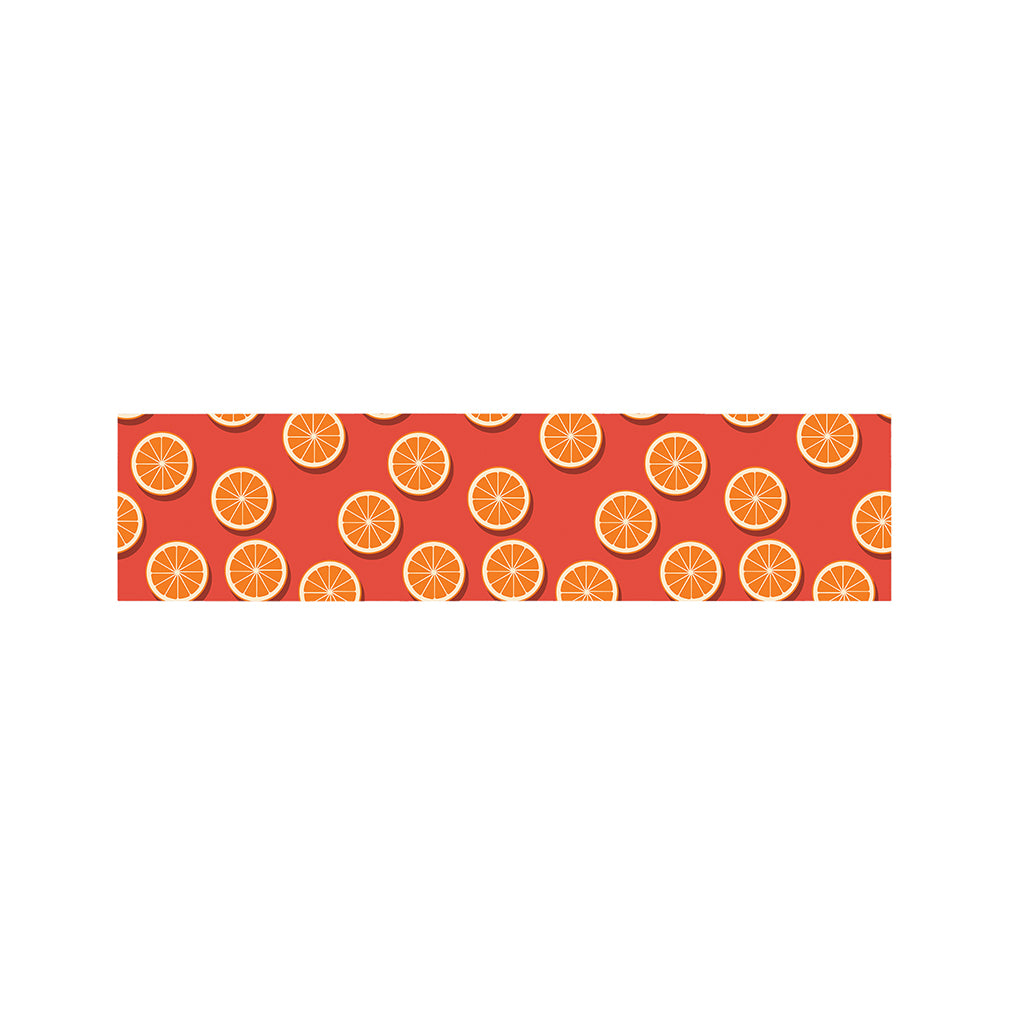 Orange Slices Pattern Print Bed Runner
