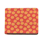 Orange Slices Pattern Print Bifold Wallet