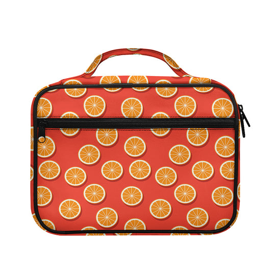 Orange Slices Pattern Print Briefcase Bible Bag