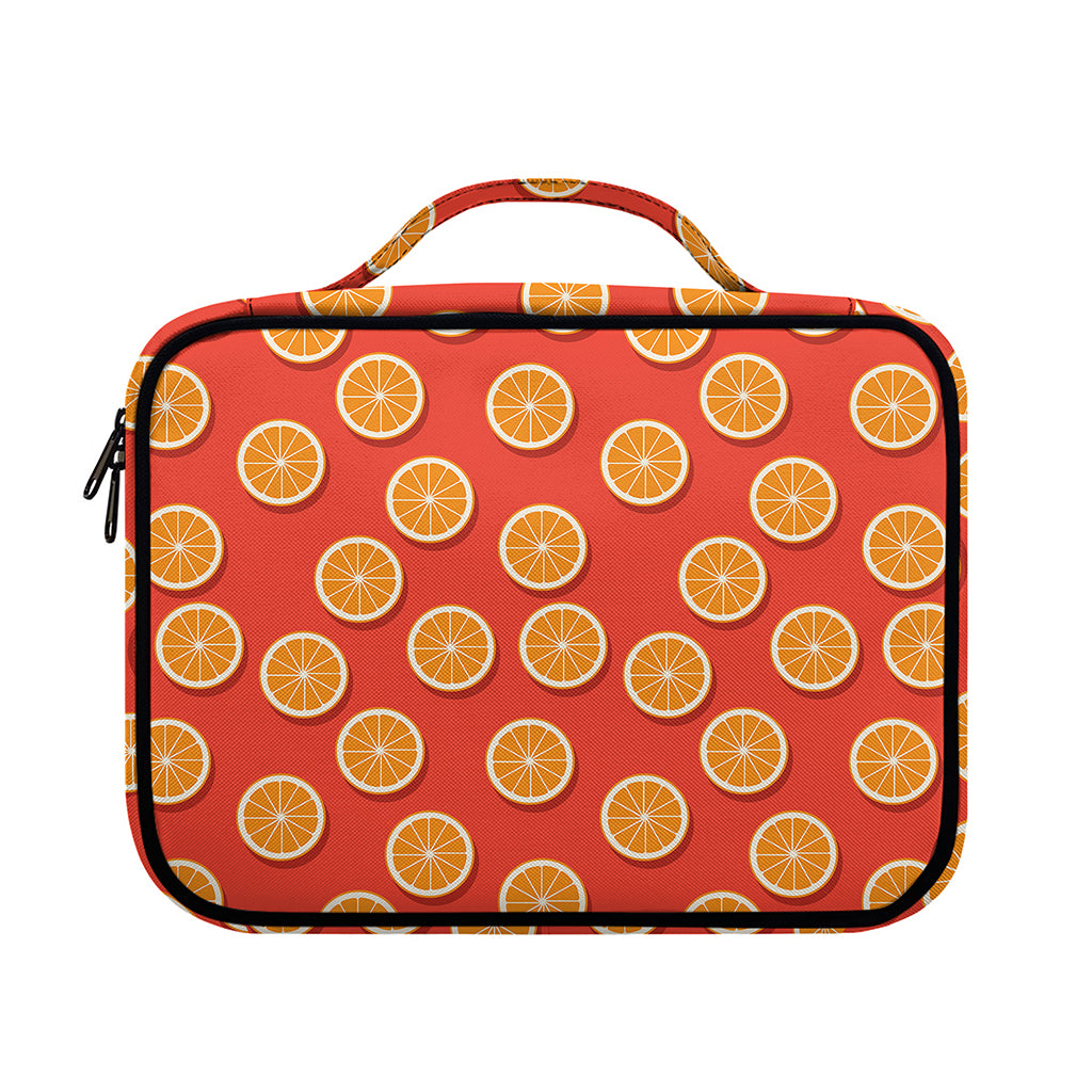 Orange Slices Pattern Print Briefcase Bible Bag