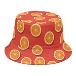 Orange Slices Pattern Print Bucket Hat