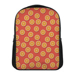Orange Slices Pattern Print Casual Backpack