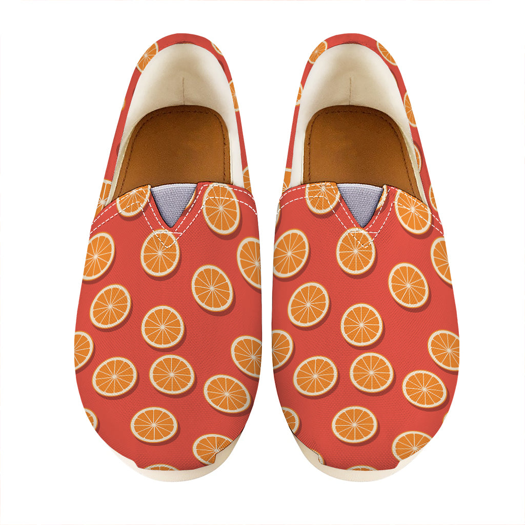 Orange Slices Pattern Print Casual Shoes