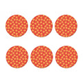 Orange Slices Pattern Print Coaster Set