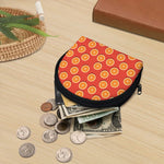 Orange Slices Pattern Print Coin Purse