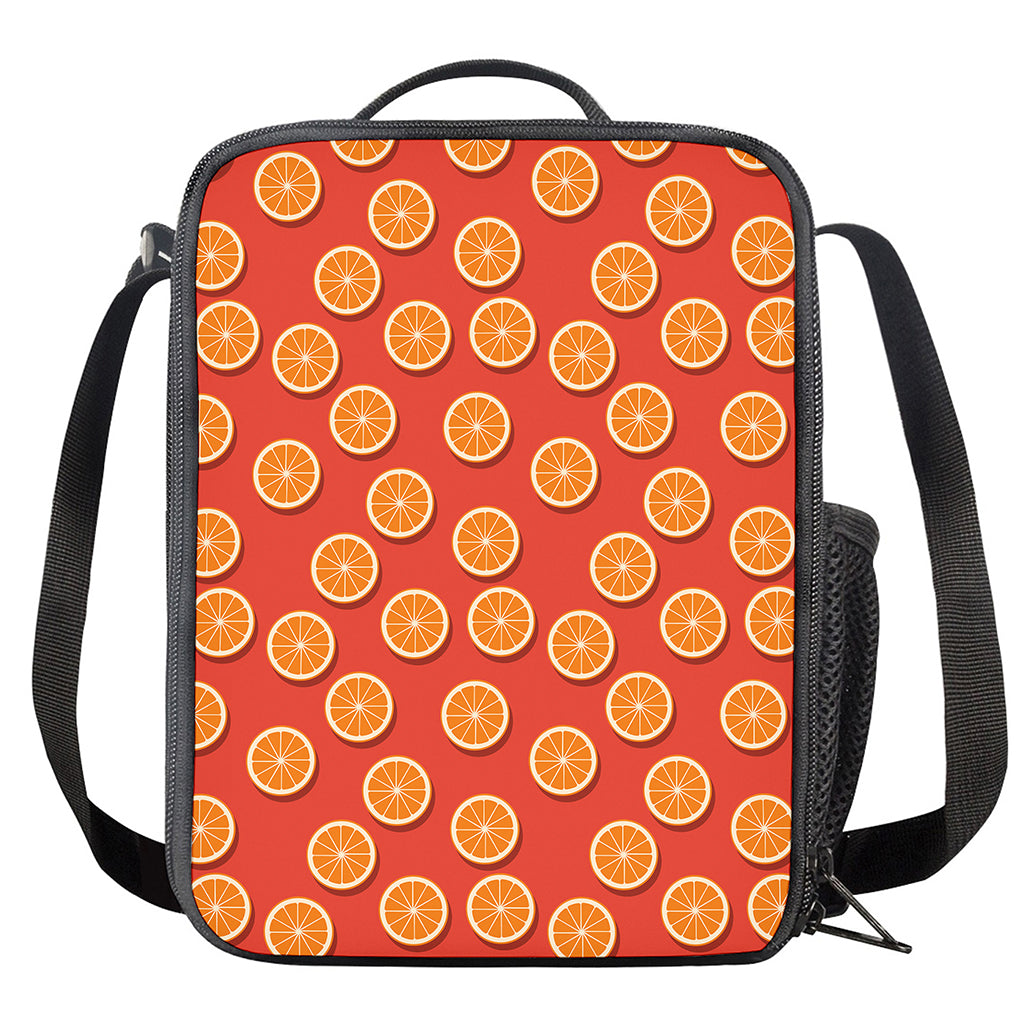 Orange Slices Pattern Print Crossbody Lunch Bag