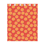 Orange Slices Pattern Print Curtain