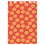 Orange Slices Pattern Print Curtain