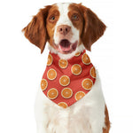 Orange Slices Pattern Print Dog Bandana