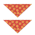 Orange Slices Pattern Print Dog Bandana