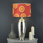 Orange Slices Pattern Print Drum Lamp Shade