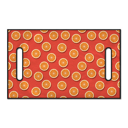 Orange Slices Pattern Print Golf Cart Seat Cover