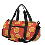 Orange Slices Pattern Print Gym Bag