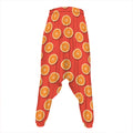 Orange Slices Pattern Print Hammer Pants