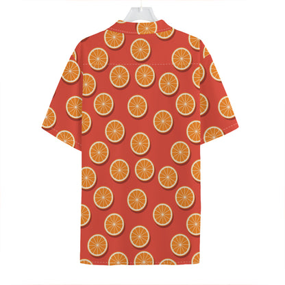 Orange Slices Pattern Print Hawaiian Shirt