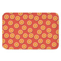 Orange Slices Pattern Print Indoor Door Mat