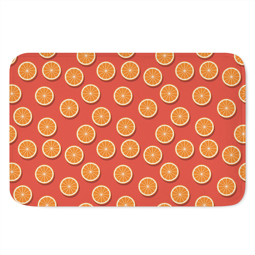 Orange Slices Pattern Print Indoor Door Mat