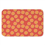 Orange Slices Pattern Print Indoor Door Mat