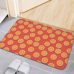 Orange Slices Pattern Print Indoor Door Mat
