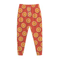 Orange Slices Pattern Print Jogger Pants