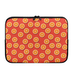 Orange Slices Pattern Print Laptop Sleeve