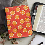 Orange Slices Pattern Print Leather Bible Cover