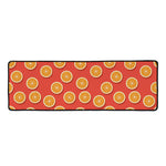 Orange Slices Pattern Print Long Kitchen Mat