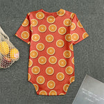 Orange Slices Pattern Print Men's Bodysuit
