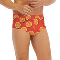Orange Slices Pattern Print Men's Briefs