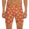Orange Slices Pattern Print Men's Long Boxer Briefs
