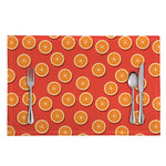 Orange Slices Pattern Print Placemat