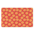 Orange Slices Pattern Print Polyester Doormat