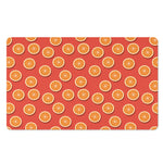 Orange Slices Pattern Print Polyester Doormat