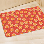 Orange Slices Pattern Print Polyester Doormat